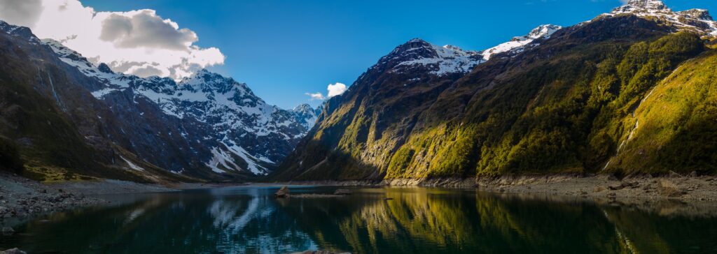 3 marian lake darran mountain range new zealand